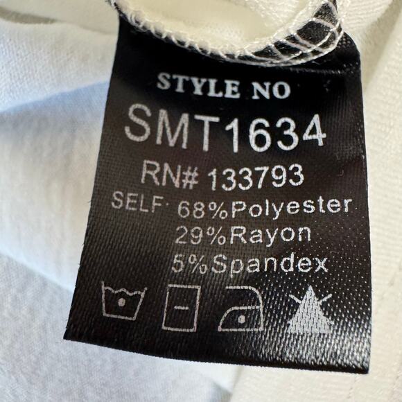 POL NWOT Women's Size Medium Oversized Waffle Knit Short Sleeve Raglan Top - Picture 7 of 9